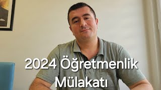 2024 Sözleşmeli Öğretmenlik Mülakatı  Mülakatta Neler Sordular  Tarih Öğretmenliği [upl. by Davidoff]