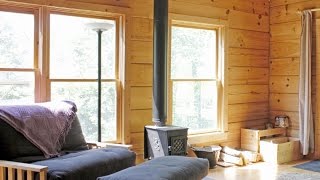 One Bedroom and Sleeping Loft House  830 Sq Ft Cabin in the Woods [upl. by Nahseez]