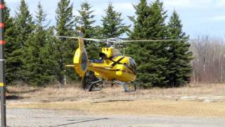 Hover ExitEntry training at Cochrane airport  CYCN [upl. by Emarie856]