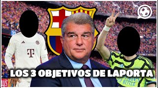 🚨 Los 3 FICHAJES GRATIS que quiere LAPORTA para el FC BARCELONA [upl. by Rogergcam]