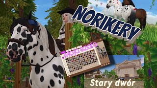 Niesamowite norikery Zwiedzanie Dworu Srebnej Polany starstable [upl. by Sewoll]