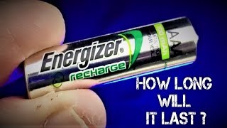 Energizer Recharge RUNTIME TEST [upl. by Zaob]