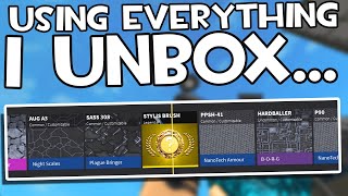 USING EVERY WEAPON I UNBOX IN PHANTOM FORCES [upl. by Tamqrah]