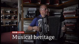 Accordion shop used by rock and pop bands to close in London UK 7Aug2024 [upl. by Orrocos75]