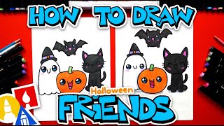 How To Draw Halloween Friends [upl. by Gow]