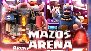 3 MEJORES MAZOS PARA ARENA 6 en Clash Royale [upl. by Vallie553]