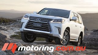 2018 Lexus LX 450d Review  motoringcomau [upl. by Einnahc]