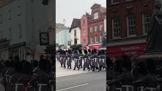 1st Battalion Welsh Guards Depart to Windsor Castle windsorcastle windsor parade uk travel [upl. by Hayne]