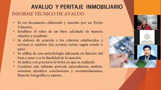 Avaluo y peritaje inmobiliario  SEINCO  CAO [upl. by Buehler]