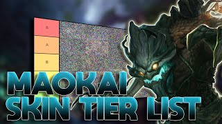 TIER LIST DAS SKINS DO MAOKAI MUITA ÁRVORE [upl. by Cornelie]