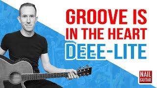 Groove Is In The Heart ★ DeeeLite ★ Easy Guitar Riff Lesson [upl. by Beryl]