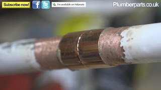 HOW TO SOLDER PAINTED COPPER PIPE  Plumbing Tips [upl. by Sessylu]