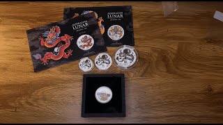 Unboxing Lunar III Silber  2024 Year of the Dragon [upl. by Viv]