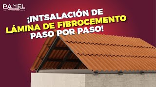 ¡Aprende a Instalar Lámina de Fibrocemento como un Profesional [upl. by Annaegroeg]