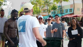 Doing Only Greatness  Harry Mack Busking in Miami [upl. by Nasas120]