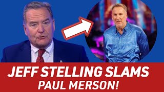 Jeff Stelling Slams Paul Merson After Shock Strictly Exitquot [upl. by Llerihs]