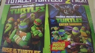 Unboxing TMNT 2012 Double DVD pack  Enter Shredder amp Rise of the Turtles [upl. by Adlez]