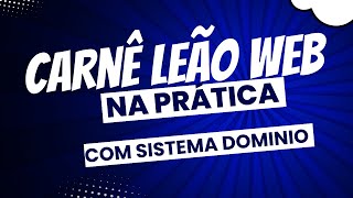 Carnê Leão Web Na Prática com Sistema Domínio [upl. by Ahtamas]