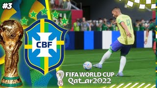 FIFA World Cup Cameroon vs Brazil  FIFA 23 Brazil Career Mode [upl. by Sass]