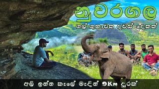 Nuwaragala camping ⛺️ වන අලි ගැවසෙන කැලේ මැදින් නුවරගල ගල් ගුහාවට  Heavy rain traveling journey [upl. by Aztinad300]