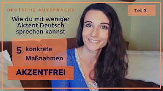 3 AKZENTFREI DEUTSCH SPRECHEN  Aussprache verbessern  Deutsch Aussprache Übungen [upl. by Hobard928]