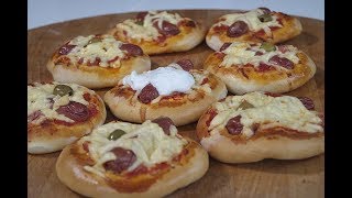 FRANKFURTER MINI PIZZA RECIPE  Sashas kitchen [upl. by Anilocin]