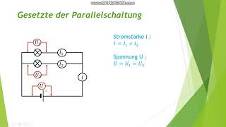 Gesetze der Reihen und Parallelschaltung [upl. by Arabela]