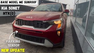 2024 Kia Sonet HTK Optional Variant with New Update🔥 Best Car Under 10 Lakhs✅ [upl. by Lauri]