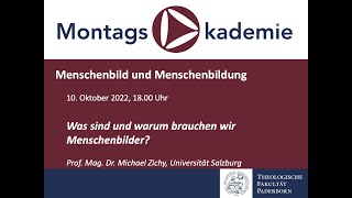 Montagsakademie am 10102022 – Prof Dr Michael Zichy [upl. by Heymann]