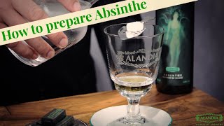 How to prepare Absinthe ➔Drink it the right way [upl. by Arlynne]