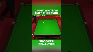 Snooker Penalties  Jimmy White VS Cliff Thorburn 🤩 [upl. by Caren]