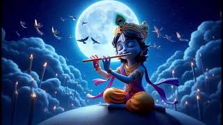 Moonlight and Flute Krishna’s Sweet Creation चाँदनी और बांसुरी कृष्ण की मधुर रचना [upl. by Einneb826]