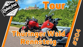 Motorradtour Thüringer Wald  Rennsteig  204 [upl. by Negaet]