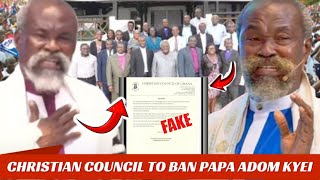 TROUBLEChristian council to BAN Papa Adom Kyei Duah [upl. by Uis400]