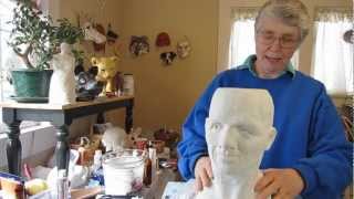 Paper Mache Head Part 2 [upl. by Sitnalta]