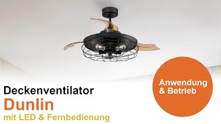 Deckenventilator Dunlin von Westinghouse  creoventv Produktvideo [upl. by Kimon]