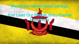 Allah Peliharakan Sultan  Brunei National Anthem English Lyrics and Translation [upl. by Nalyt463]