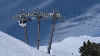 Strawberry Gondola Top Breakover Snowbasin UT Doppelmayr [upl. by Atsiuqal]