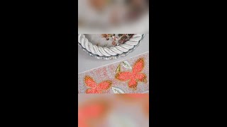 Embroidering a Butterfly 🎀 Bringing Beauty to Life [upl. by Vey]