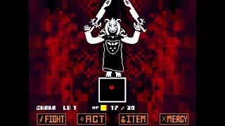 Undertale pacifist Asriel boss fight [upl. by Sclar]