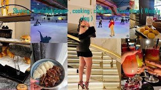 Skating  Birthday dinner  cooking  cleaning  Staycation  Weekly vlog  Ashley Kenya [upl. by Haidedej551]