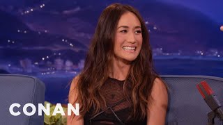 Maggie Q Is All About Female Independence  CONAN on TBS [upl. by Descombes301]