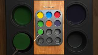 Creating 9 colors with three primary colors 🎨 drawing asmr art [upl. by Kcirtap642]