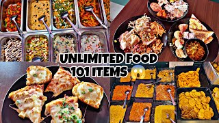 Unlimited food in Just Rs 350  101 unlimited food items  Octant Pizza  Unlimited pizza in pune [upl. by Buonomo445]