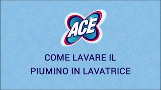 Come lavare il piumino in lavatrice [upl. by Einahpets707]