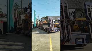 For Yard transfer CDO branch Liugong CLG855H Wheel loader Loading to Lowbed Trailer [upl. by Tybalt931]