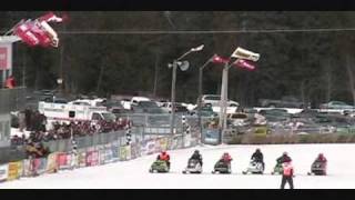 Eganville Bonnechere Cup 2010 Snowmobile Oval Race Part 4 [upl. by Lenhart]