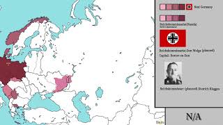 Planned eastern Reichskommissariat during World War II [upl. by Talbert590]