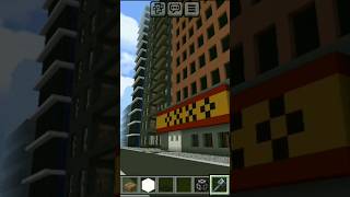 minecraft minecraftshorts construyendo un Oxxo en Minecraft bedrock zona oriental mini super CDMX [upl. by Aicercal752]