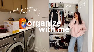 vlog MAJOR closet  laundry organization amp medieval times lol [upl. by Siuqramed]